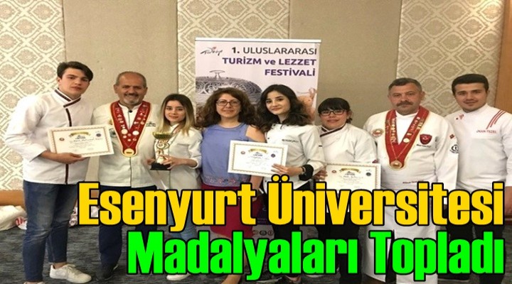 Esenyurt Üniversitesi Madalyaları Topladı