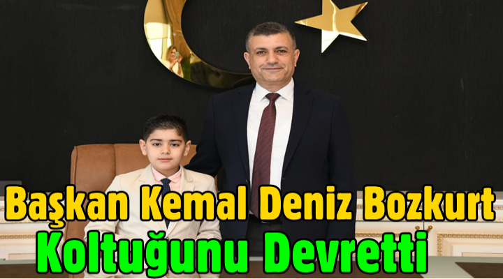 Başkan Kemal Deniz Bozkurt koltuğu devretti