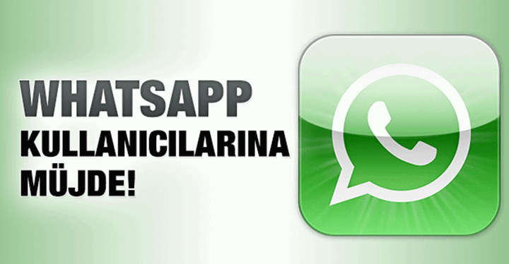 WhatsApp kullanıcılarına müjde!