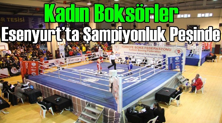 Kadın Boksörler Esenyurt’ta Şampiyonluk Peşinde