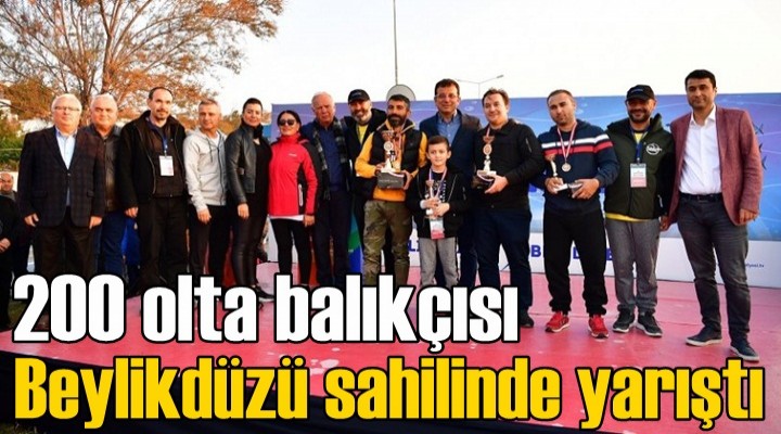 200 olta balıkçısı Beylikdüzü sahilinde yarıştı