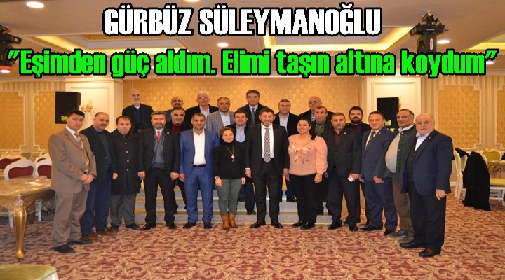 Süleymanoğlu, "Eşimden güç aldım. Elimi taşın altına koydum"