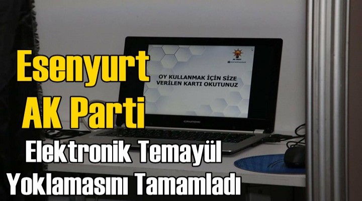 AK Parti'de elektronik temayül yoklaması
