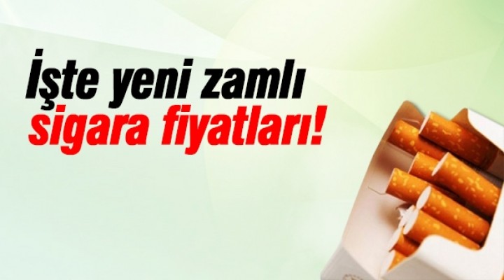 Yeni sigara fiyatları belli oldu