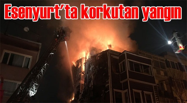 Esenyurt'ta korkutan yangın
