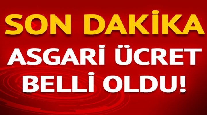 2019 asgari ücret belli oldu