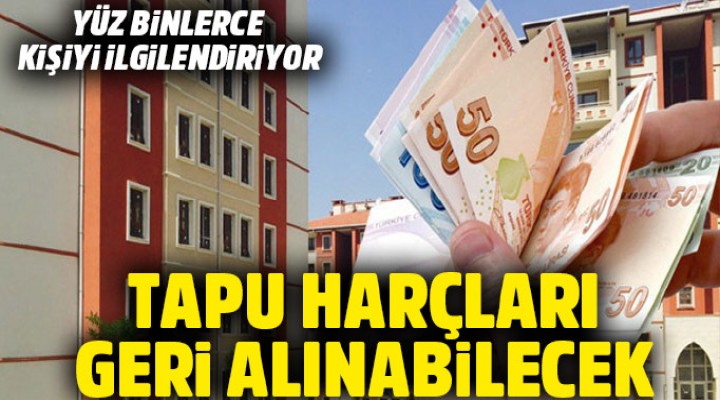 O Paralar geri alınabilecek