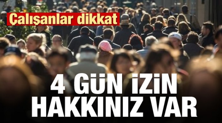 Çalışanlar dikkat!