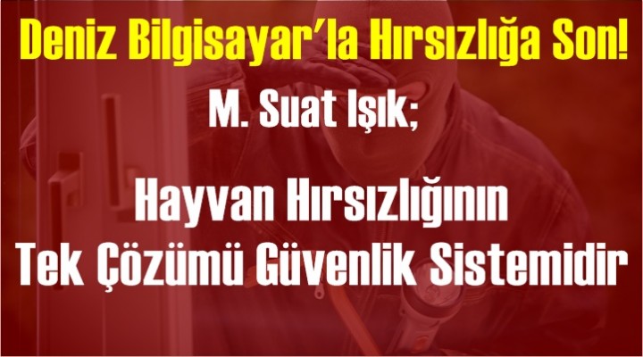 Hırsızlığının Tek Çözümü Güvenlik Sistemidir
