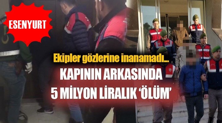 Esenyurt'ta 5 milyonluk eroin operasyonu