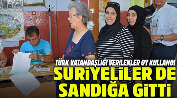 30 Bin Suriyeli oy kullanacak
