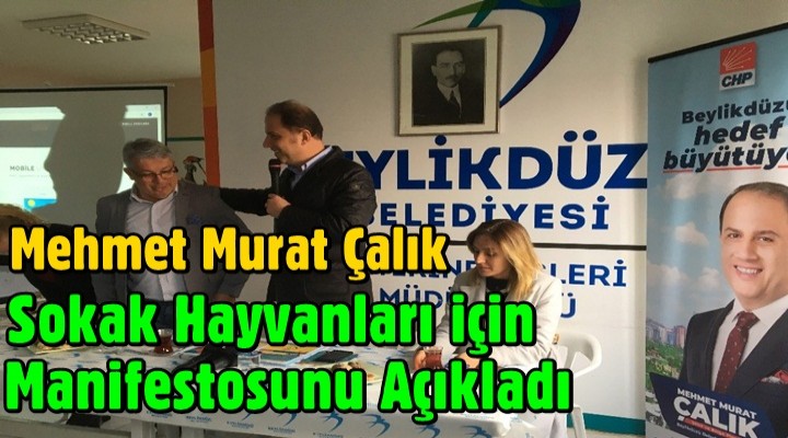 Çalık: sokak hayvanları için manifestosunu açıkladı