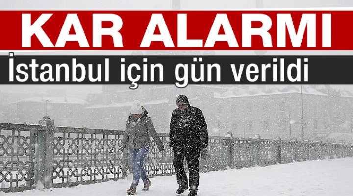 İstanbul ve Ankara için yarın kar yağışı uyarısı