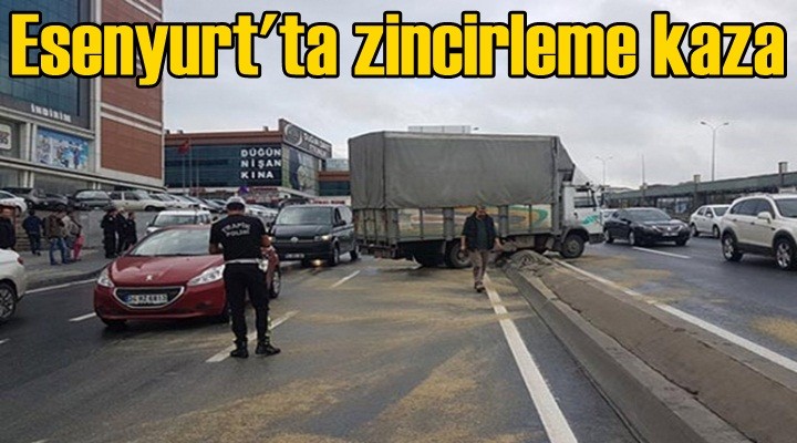 Esenyurt'ta zincirleme kaza