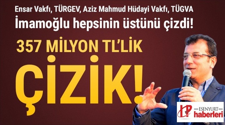 İBB'den son dakika duyurusu: Ensar Vakfı, TÜRGEV, Aziz Mahmud Hüdayi Vakfı ve TÜGVA ile anlaşmalar iptal edildi