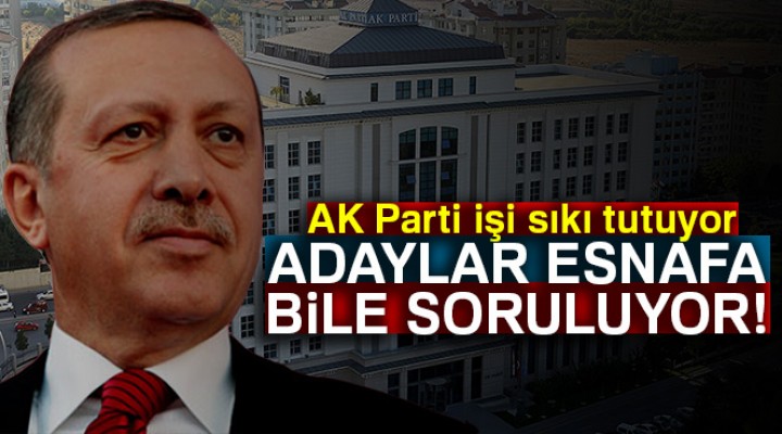 Ak Parti işi sıkı tutuyor