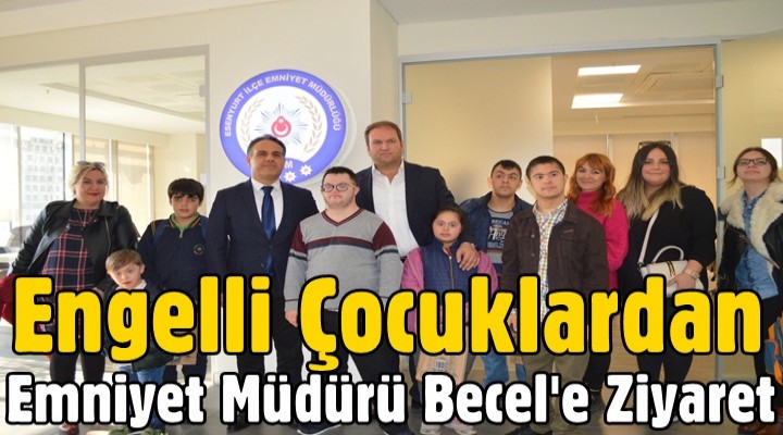 Engelli çocuklar Esenyurt Emniyet Müdürü’nü ziyaret etti