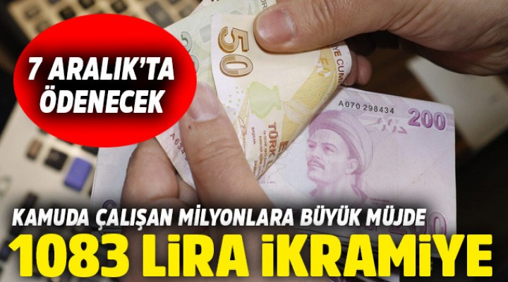 Kamu çalışanına müjde