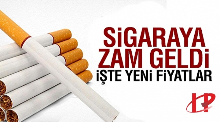 Sigaraya zam geldi!