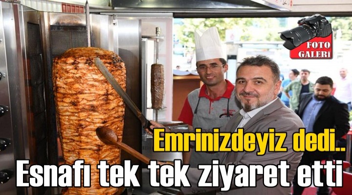 Başkan Alatepe’den esnaf ziyareti