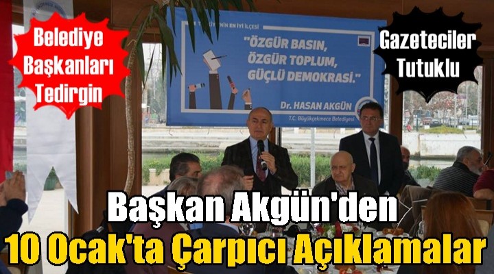 Başkan Akgün'den çarpıcı açıklamalar
