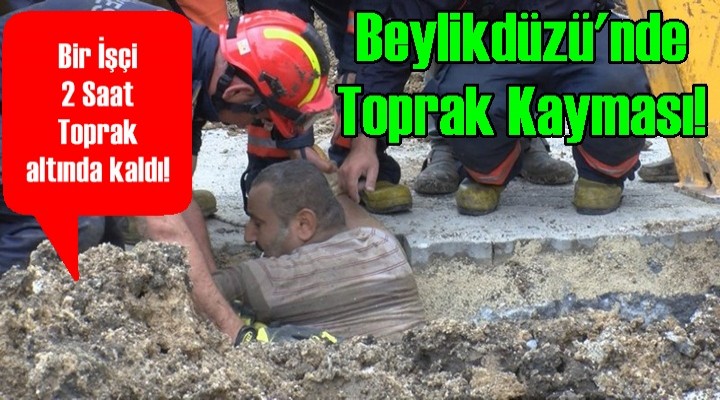 Beylikdüzü'nde toprak kayması!