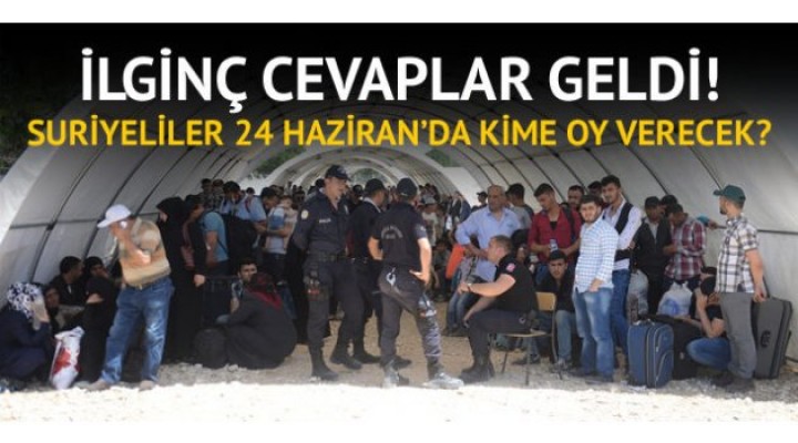 40 Bin Türk Vatandaşı olan Suriyeli Kime oy verecek
