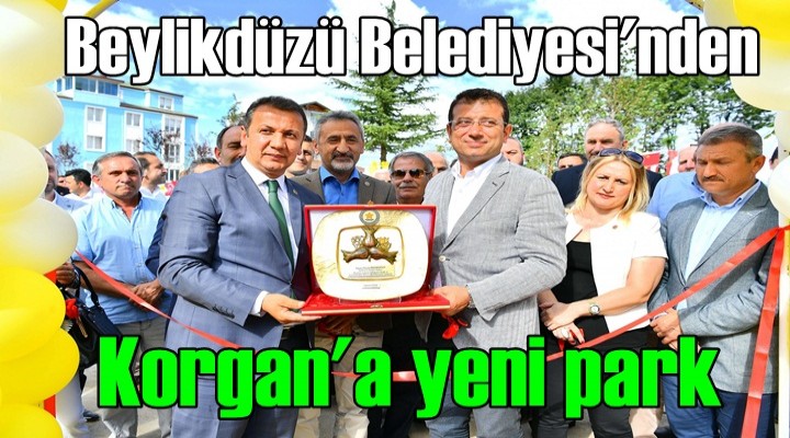 Beylikdüzü Belediyesi'nden Korgan'a yeni park