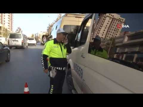 Esenyurt’ta minibüs sürücülerine şok uygulama