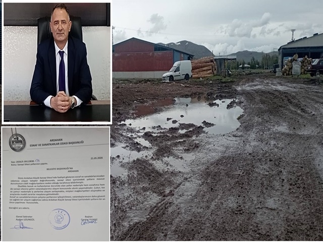 Ardahan'da “Esnaf Çamurun İçinde Ekmek Mücadelesi Veriyor”