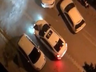 Tartıştığı adama çarptı metrelerce sürükledi